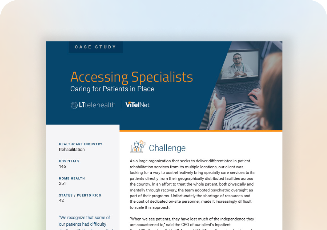 Accessing Specialists