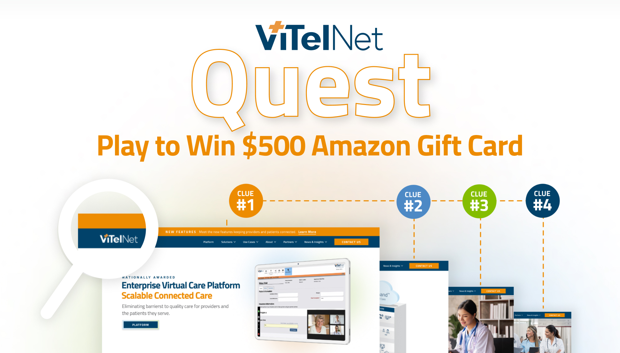 Join the ViTel Net Quest to Win $500 Amazon Gift Card – Meet The New Vitelnet.com
